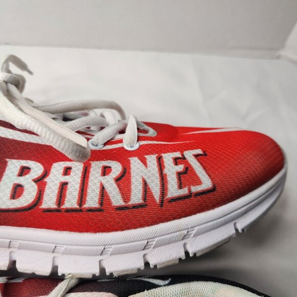 Custom Made Canvas Shoes Barnes Name on the side Men's US 14 EU 48 - Picture 15 of 16
